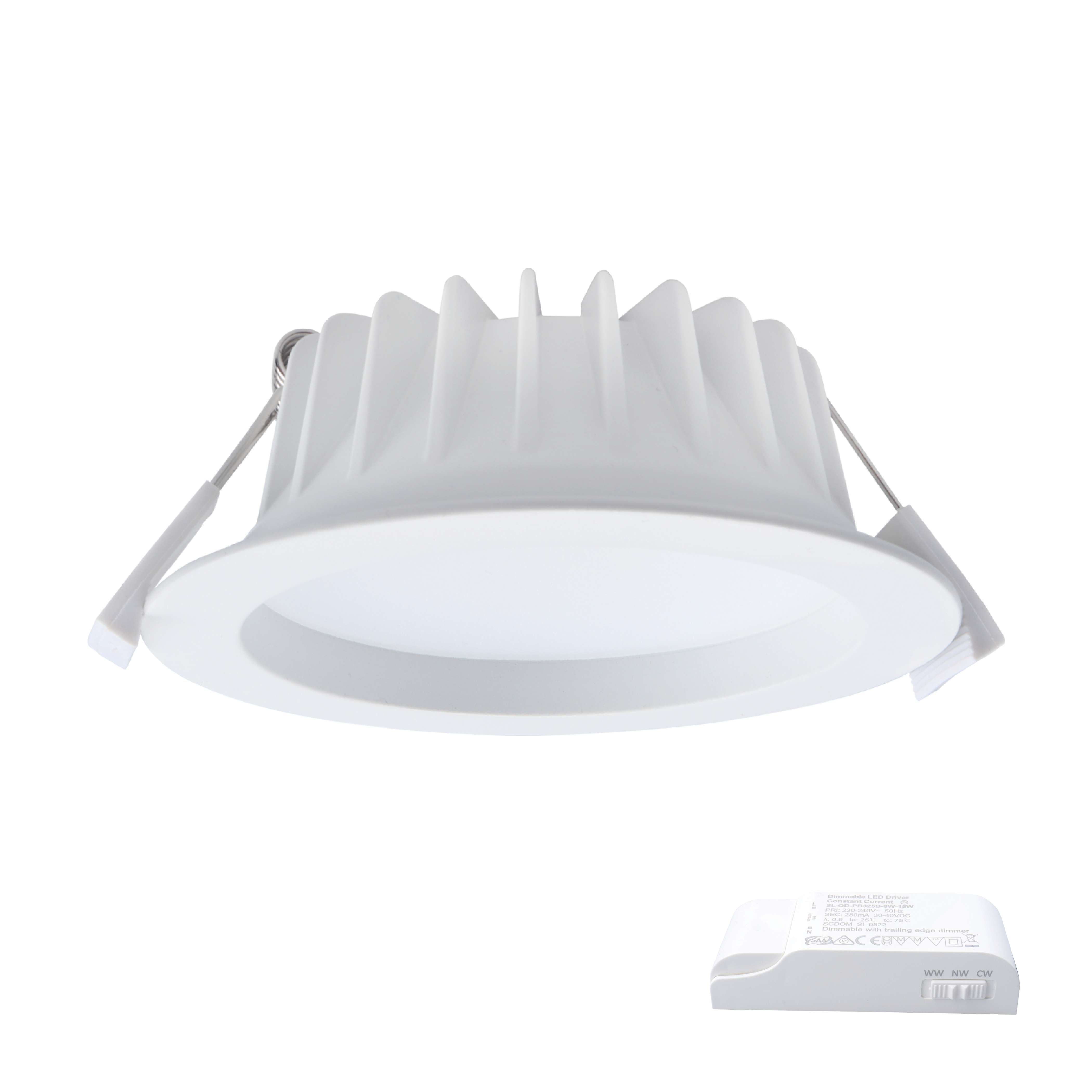 15W YB40 3CCT LED Downlight With Isolated Dimmable Driver