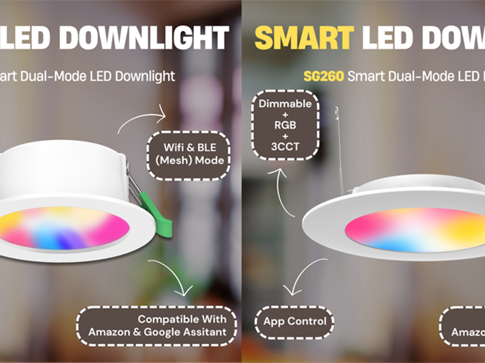 Meet the SE25&SG260 Smart Dual-Mode LED Downlight