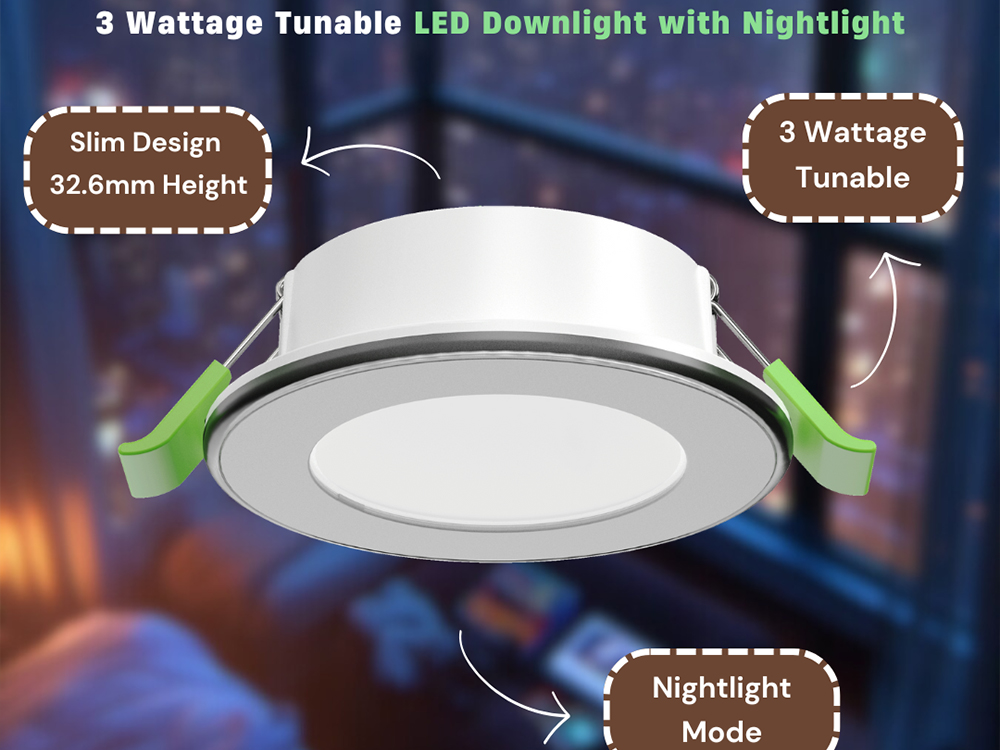 Meet our New LED Downlight with Nightlight