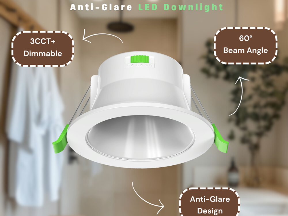 Upgrade your ceiling lighting with our LED Downlight! 