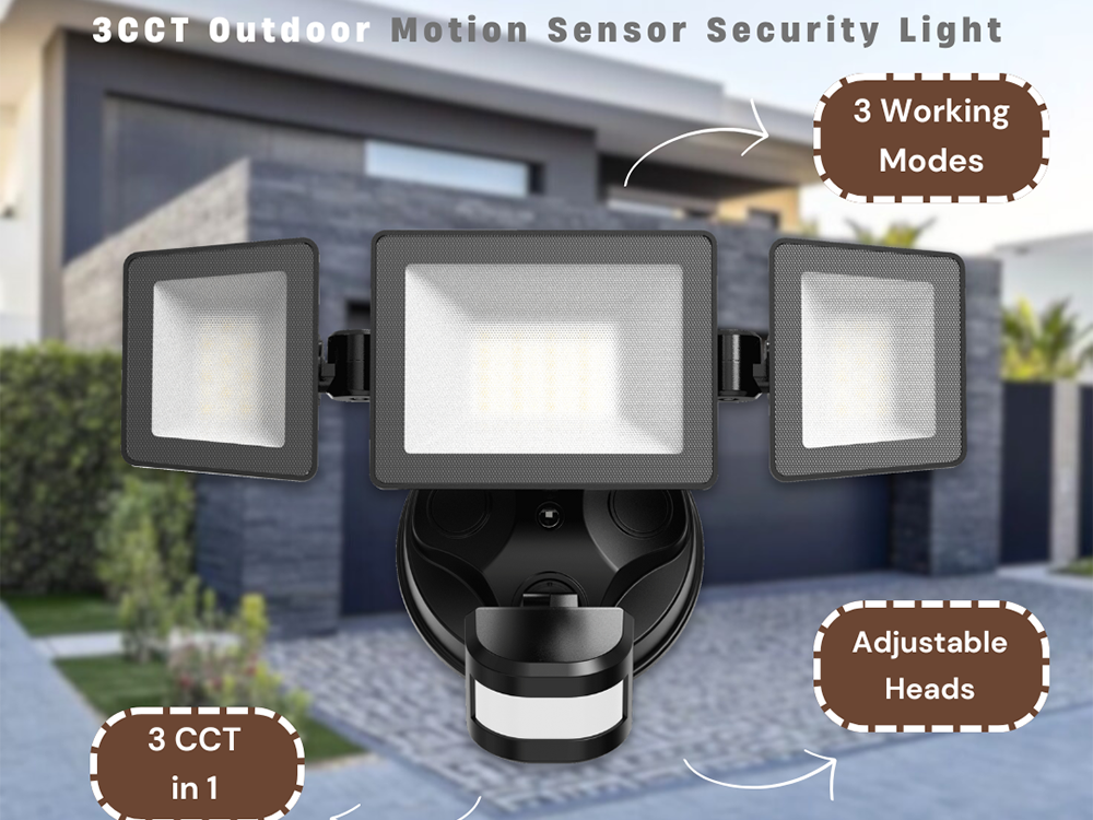 3CCT Motion Sensor Security Light