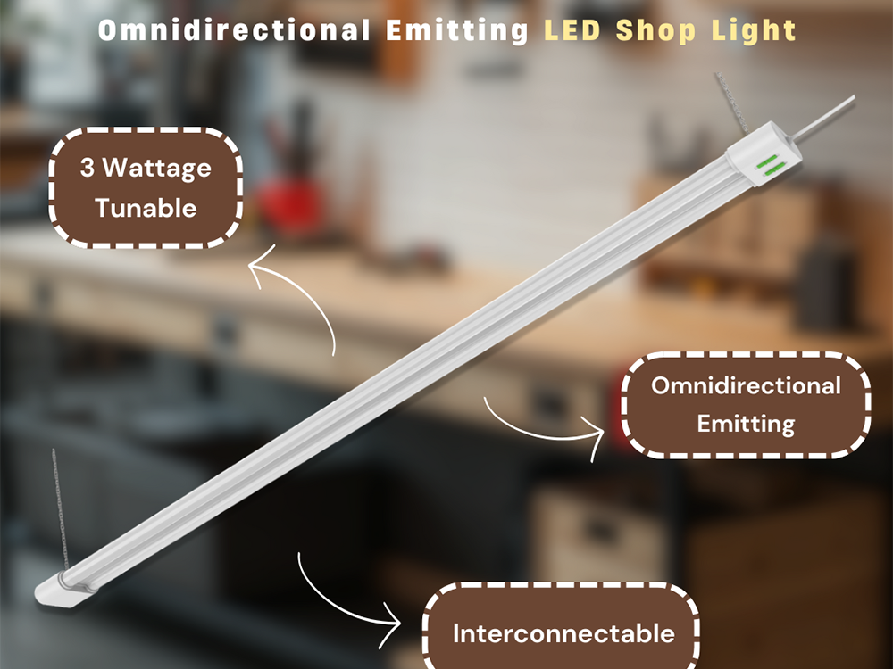 New Omnidirectional LED Shop Light