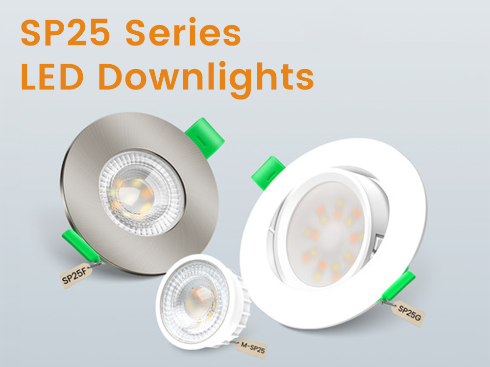 Upgrade your downlight collection with SP25 Series